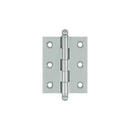 Deltana CH2520U26 Cabinet Hinges W/ Ball Tips Polished Chrome, 10PK CH2520U26-XCP10